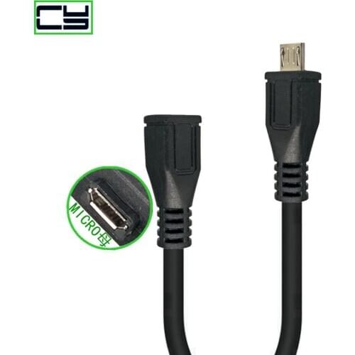 High Quality M/F For Micro USB 2.0 Type B Male To Female Extension Cable Wire Extender Charging Cable Cord Good Selling