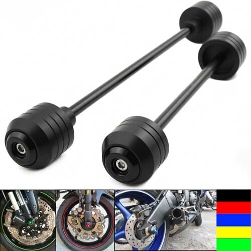 For YAMAHA YZF R1 YZF-R1 2002 2003 02-03 Front Rear Wheel Slider Fork Axle Crash Protector Pad Swing Arm Guard POM NEW
