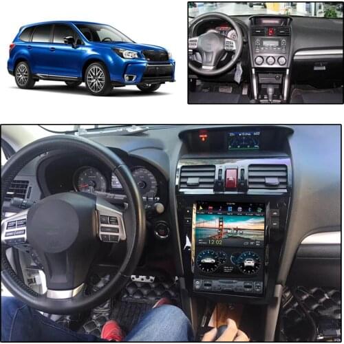 128GB Tesla Screen Carplay For 2013-2018 Subaru Forester Android 10 CARPLAY Player Auto Audio Radio Recorder GPS Unit