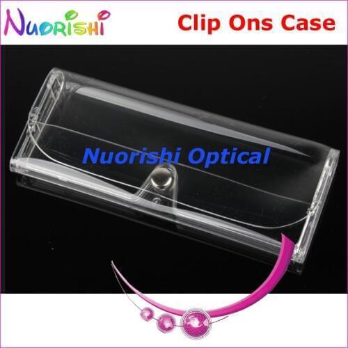 20pcs Clip On PVC Case Sunglasses Polarized Clip On Plastic Case 146 x 55 x 15mm Free Shipping CPCQ