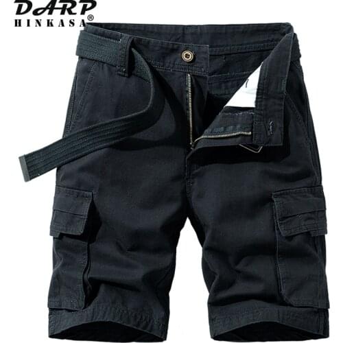 2021 Summer New Black Tactical Cargo Shorts Men Big Size Jogger Military Cargo Shorts Men Cotton Casual Loose Men Shorts