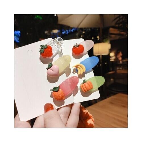 50Pcs/Lot Flower Cartoon Hairpins Lovely Kids Girls Hair Clips Barrettes Multicolor Hair Band Accessories