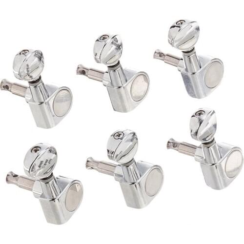 6pcs 6R Guitar Tuning Pegs Tuners Machine Heads for Fender Replacement