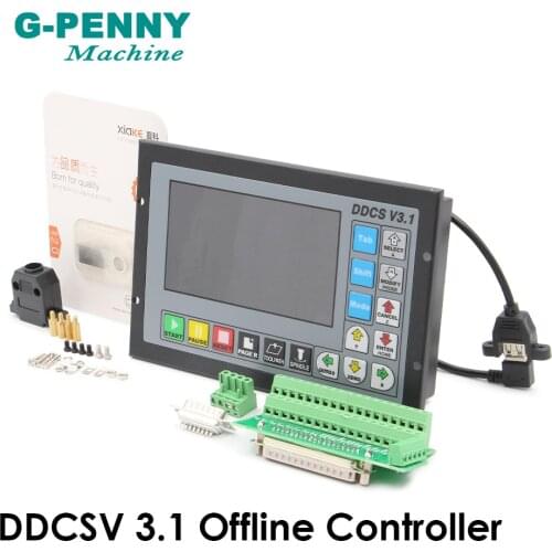 Free shipping! CNC Controller 3 Axis 4Axis DDCSV3.1 off-line controller off line control card for CNC Router Engraving Machine