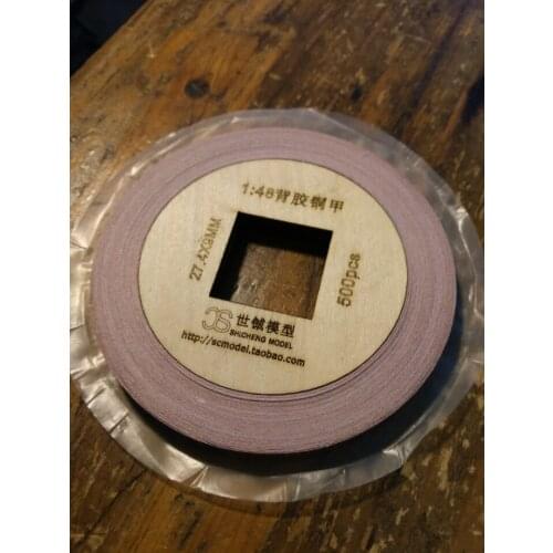 Free shipping Scale 1/48 1/75 1/96 sailboat model decorative accessories : adhesive armour copper hull 500 pcs / roll