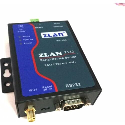 Wireless serial server 232 to WIFI 485 to WIFI Modbus wireless gateway ZLAN7142