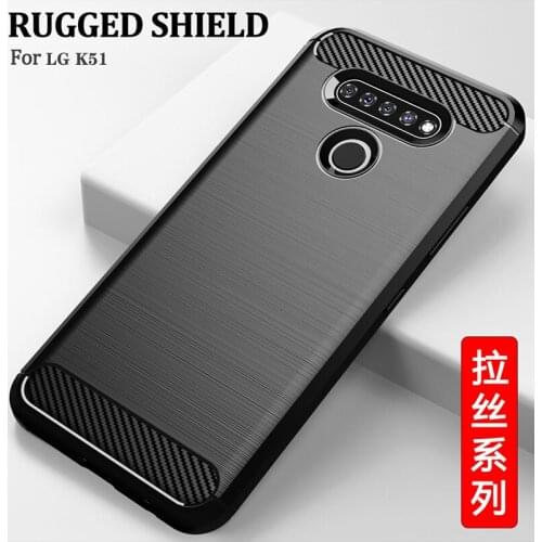 For LG Arena 2 Case Carbon Fiber Cover Full Protection Phone Case Cover Shockproof Bumper for LG Aristo 2 4 plus V30 Escape Plus