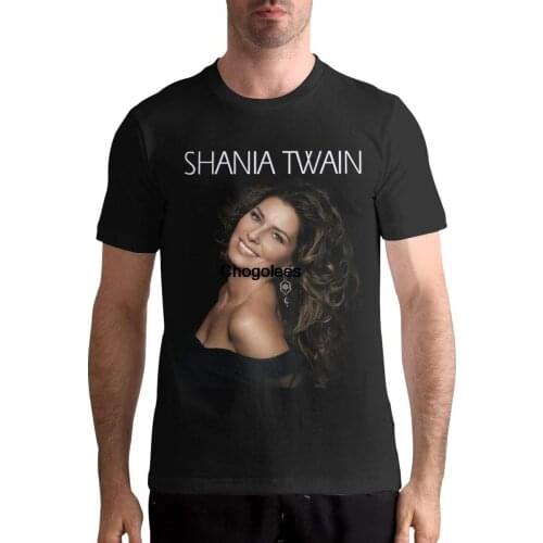 Denise K Steinbach Shania Twain T Shirt Mens Cotton Fashion Sports Casual Round Neck Short Sleeve Tees