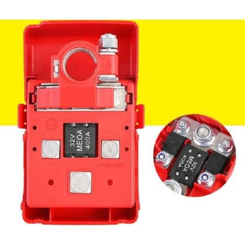 Car Battery Distribution Terminal Quick Release Pile Head Connector Auto Accessories 32V 400A Removable Shell Dust-proof