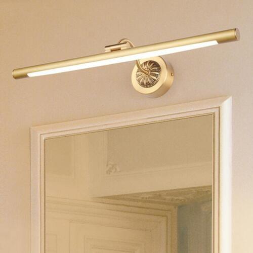 L LED gold mirror cabinet light simple bathroom moisture-proof bathroom mirror headlight dressing table retro strip wall lamp