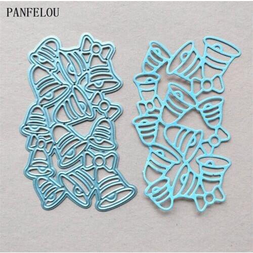 PANFELOU Metal craft The bell combination paper die cutting dies for Scrapbooking/DIY Easter wedding Halloween cards