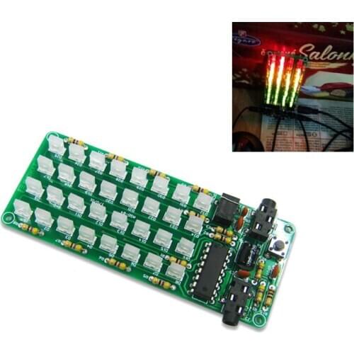 1 Set ASD-84 Level Indicator Accessories Frequency Spectrum Kit Audio Music Voice DIY Kit Electronic Sensitive Tool
