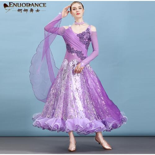New ballroom waltz modern dance dress ballroom dance competition dresses standard ballroom dancing clothes tango dress MQ284