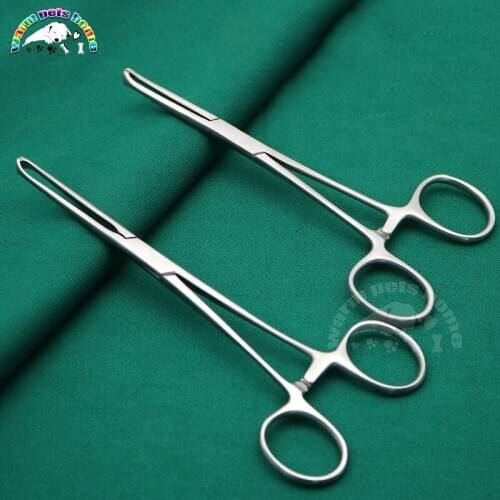 Alice Rat Tooth Clamps Pet Orthopaedic Surgical Instruments Tissue Forceps Cervical Forceps Uterine Forceps