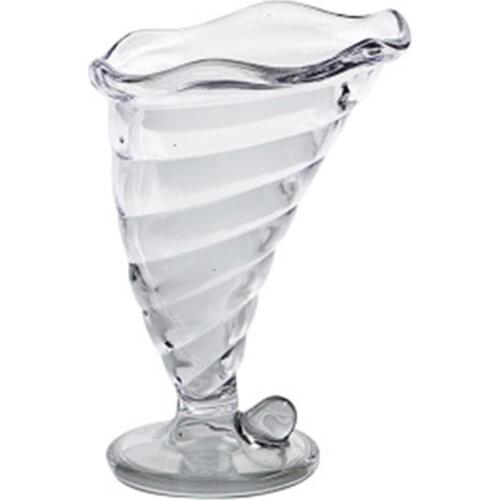 Sundae and Dessert Cup Ultra Clear See Through Thick Solid Base Acrylic Heat Resistant RERI889