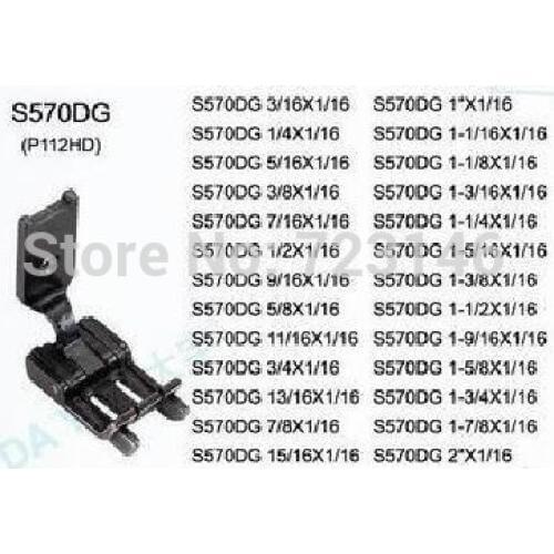 S570DG 1-3/8 Presser Foot Feet Sewing Machine Part Accessories for DOUBLE NEEDLE LOCKSTITCH 842 1162 845 3168 feet JUKI PFAFF