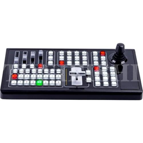 Vmix system dual communication director keyboard recording and broadcasting dedicated switcher with push rod portable director