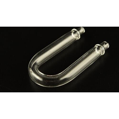 U Shaped Bend Glass Tube For Aquarium CO2 System Diffuser Aquarium Accessories Connector Fast Shipping