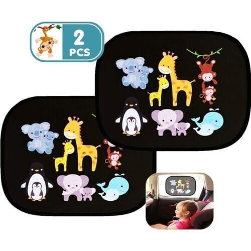 Universal Car Sun Shades Car Window Shades for Rear and Side Window Car Heat Shield Protect Baby Window Shade