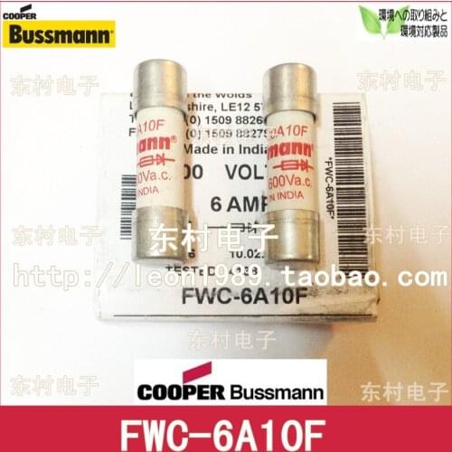 US BUSSMANN Fuse FWC-6A10F quick fuse 6A 600V 10 times; 38mm