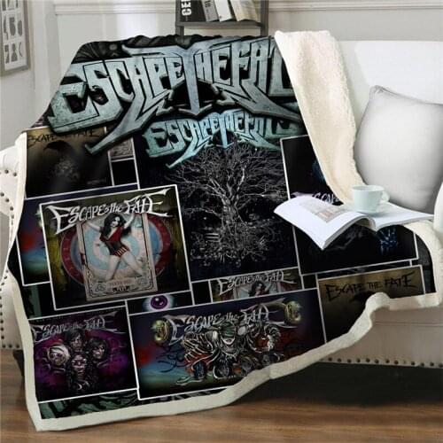 Throw Blanket Horrible skull Velvet Plush Blanket for beds sofa Bedspread Sherpa thick Blanket bedding Couch Quilt Cover Travel