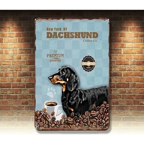 Retro Vintage Metal Tin Signs Animal Plaque Art Plate Customization Wall Decor