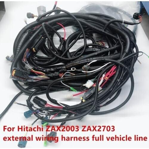 For Hitachi ZAX200-3 ZAX270-3 Excavator Outer Harness Excavator Full Vehicle Line Quality Excavator Accessories Free Shipping