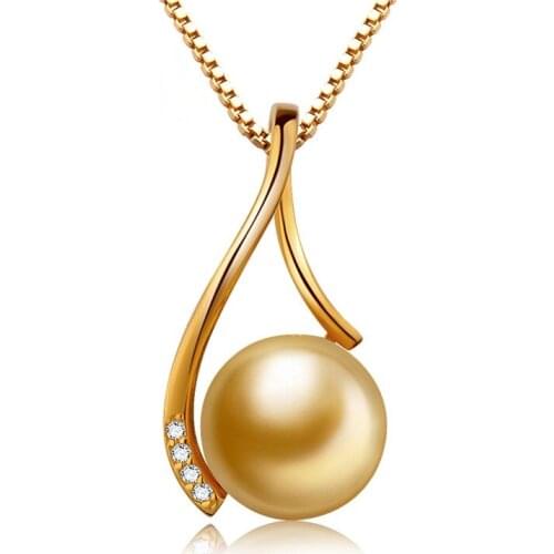 Cross border fashion jewelry 925 silver pearl shell pearl pendant ladys clavicle Necklace