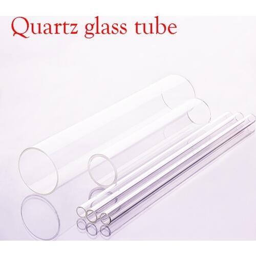 1 pcs Quartz glass tube,Outer diameter 100mm,Thk. about 3mm,Length 200mm/250mm/300mm,High temperature resistant glass tube
