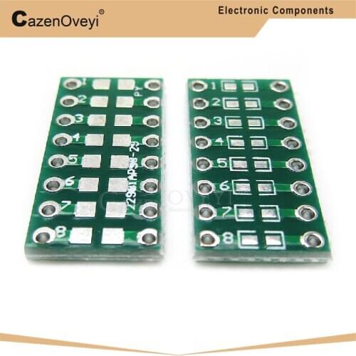 10pcs/lot 0805 0603 0402 to DIP PCB Transfer Board DIP Pin Board Pitch Adapter keysets In Stock