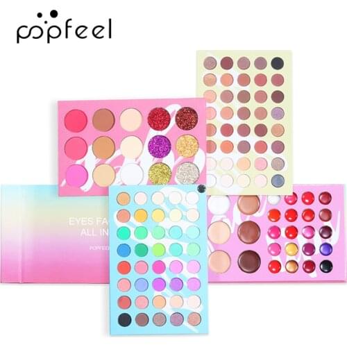 121 Colors Women Eye Shadow Cosmetic Waterproof Long Lasting Makeup Tray Four-layer Comprehensive Makeup Tray Face Cosmetics