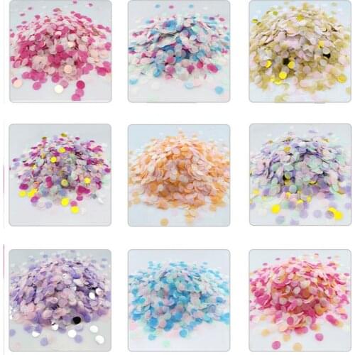 30g Confetti Round Shredded Paper Balloon Filling Birthday Party Decoration Throwing Confetti Rain Wedding Hand Sprinkling