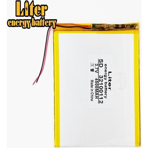 3.7V 4500MAH Large capacity battery thin polymer battery Battery Tablet PC Tablet PC built Battery 32100112