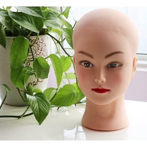 Free Shipping!! 2pc/lot Wig Head Mannequin Fake Head Support Display Head Model Makeup Head