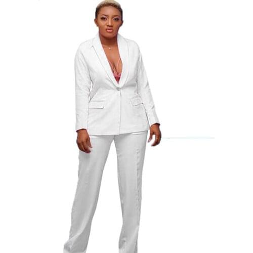 Chun feng Women's Business Trouser Suits