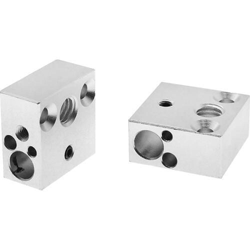 CR 8 10 hot end heating block 20*20*10 aluminum alloy metal sandblasting oxidation treatment