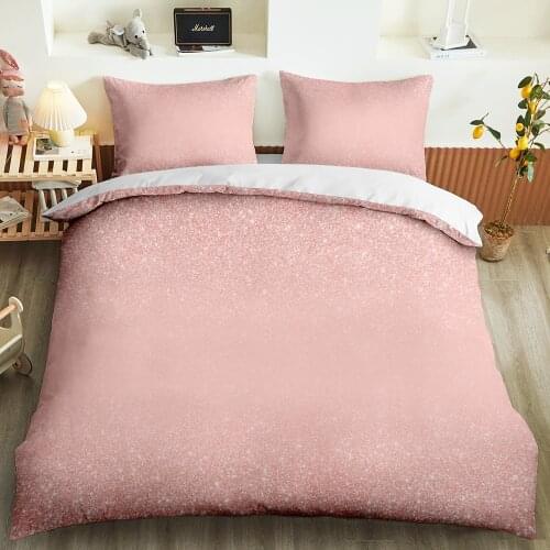 Custom Queen King Single Bed Set 3D Print Fashion Shine Flash Bedding Set Soft Pillowcase Duvet Cover Set Modern Bedroom Decor