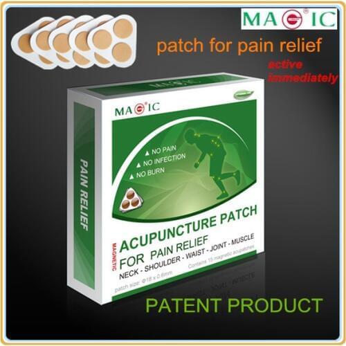 Magnetic pain relief patch patent product for Joint Pain Neck Massage
