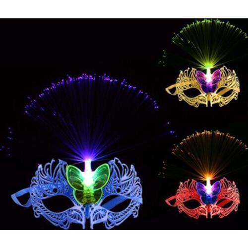 Flashing Mask Luminous Light for Men Women Rave Mask Music Party Christmas Halloween Light Up Mask Rave Festival LED Party