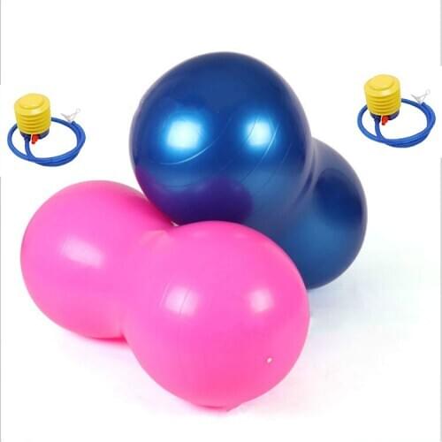 Anti-Burst Pilates Yoga Ball Home Exercise Equipment Sports Gym Peanut Yoga Fitness Ball Yoga Exercise Ball