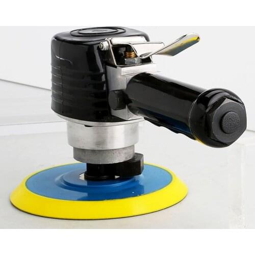 NEW 6" Adjustable Pneumatic Polisher Tool Speed regulation Air Sander Polishing Machine Leather Flip disc
