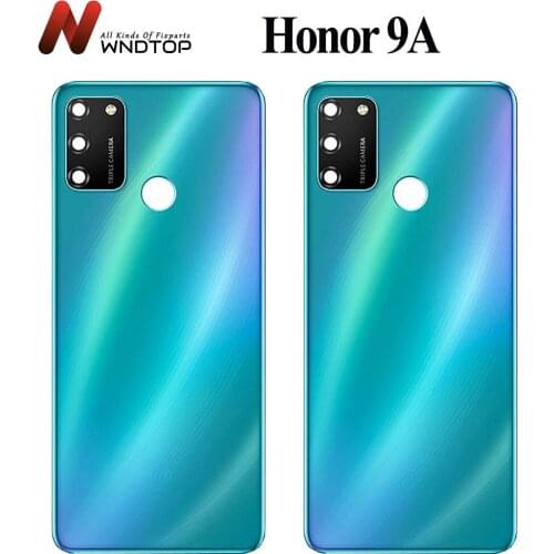 New For Huawei honor 9a Back Battery Cover Door Rear Glass Housing Case 6.3 ” For honor 9a Battery Cover Honor 9a Housing
