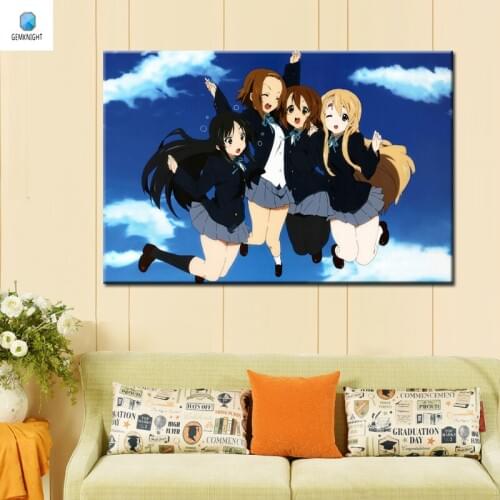 Drawing by numbers modular pictures painting by numbers sing light music anime girl coloring by numbers modular