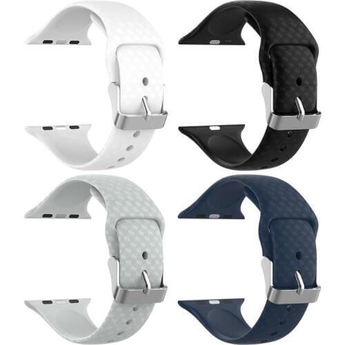 VODOOL Replacement 38mm 42mm Silicone Smart Watch Band Bracelet Strap For Apple Watch Series 3/2/1 Smartwatch Belt Dropshipping