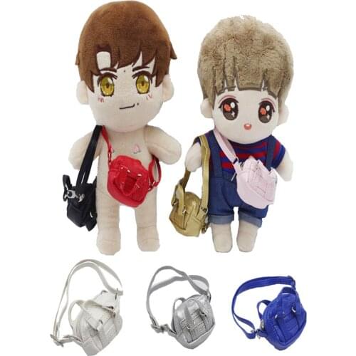 Handmade Doll Crossbody Bag For 1/6 1/3 BJD 18inch 43cm baby Girl Shoulder Bags as fit Plush EXO doll mini bag Kids Toy
