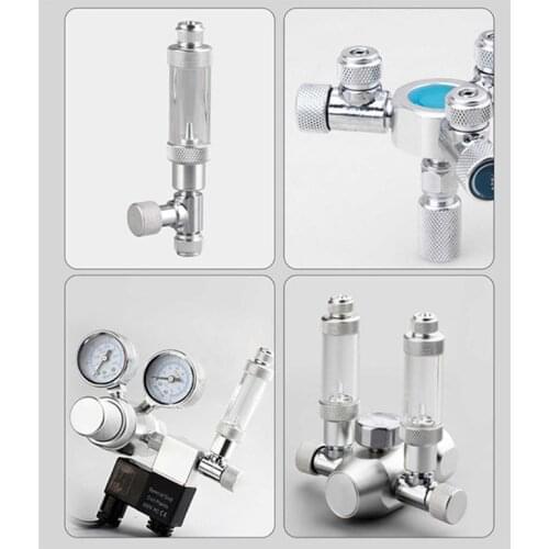 Aquarium Plants CO2 Regulator Precise Needle Valve Adjusting Bubble Counter Fish Tank Accessories