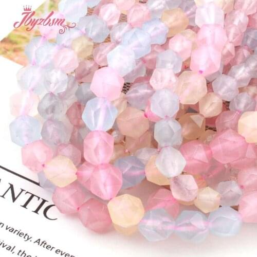 8/10mm Faceted Multicolor Crystal Beads Natural Stone Beads For Jewelry Making DIY Necklace Bracelet Loose 15" Free Shipping