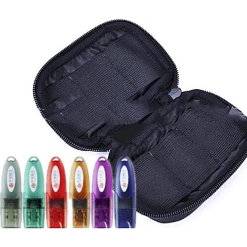 Black Usb Stick Bag Zipper Case Portable Student Stationery Storage Pencil Bag For School Office Material Supplies