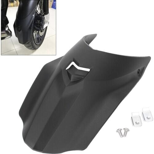 Black Motorcycle Front Fender Mudguard Extension ABS For BMW R1200GS R1200GSA 2014 2015 2016 2017 2018