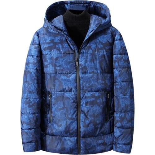 Cotton-padded Jacket Mens Winter Jackets 2021 New Casual Hooded Thick Warm Clothing Plus Size Padded Coat Men Loose Jaquetas